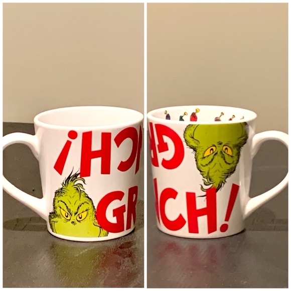 GRINCH! Dr. Seuss How the Grinch Stole Christmas Ceramic Mug - Picture 2 of 10